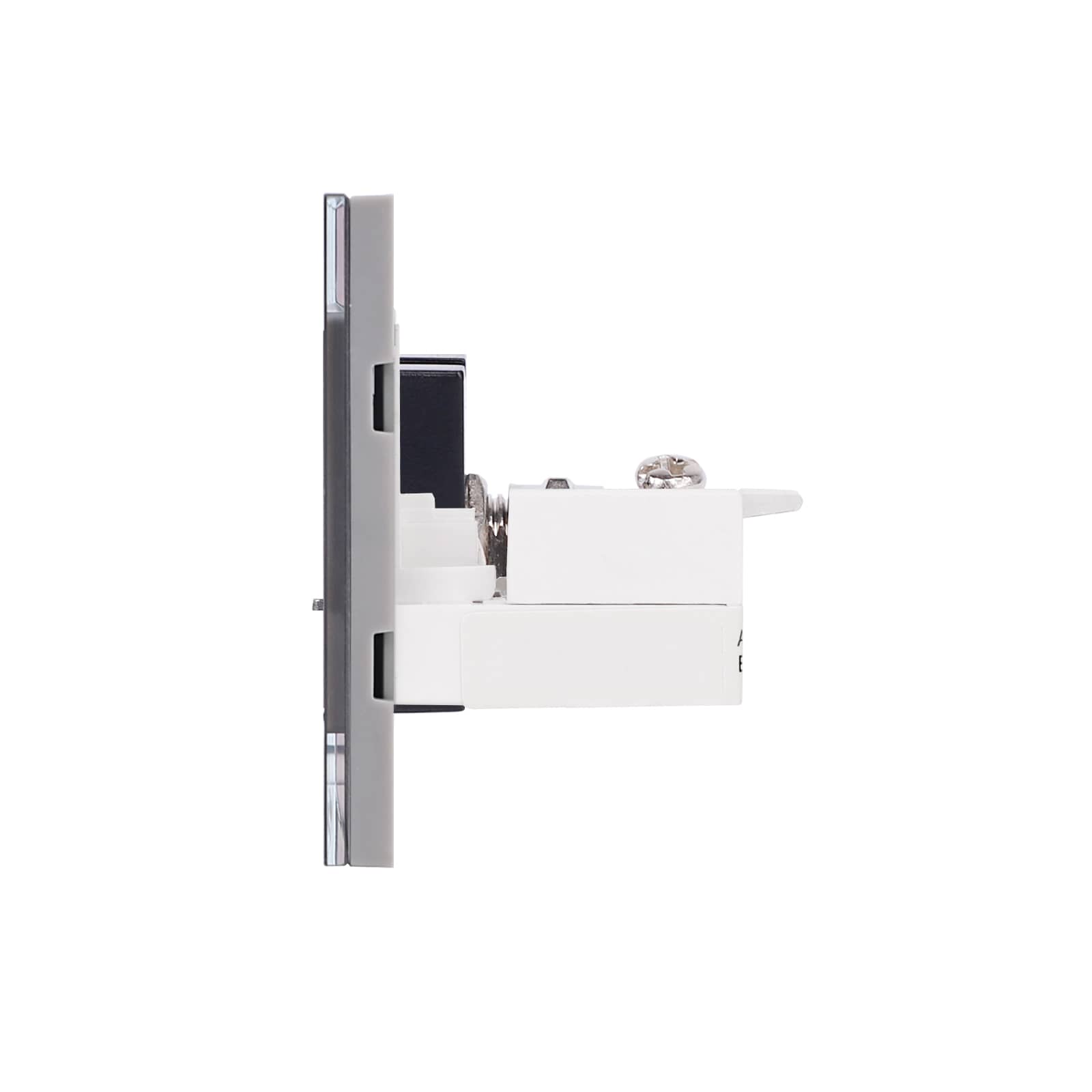 Priza TV + Internet cu Rama din Sticla LUXION, Standard Italian, 3M — imaginea 3