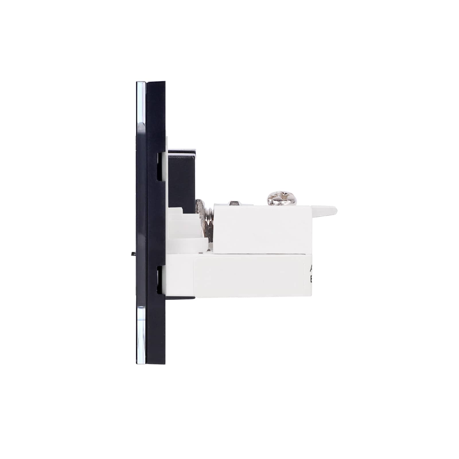 Priza TV + Internet cu Rama din Sticla LUXION, Standard Italian, 3M — imaginea 3