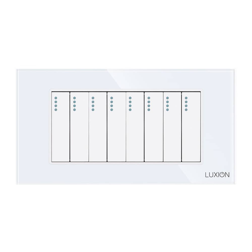 Intrerupator Mecanic 8 Posturi LUXION cu Rama din Sticla, Standard Italian, 4M — imaginea 2