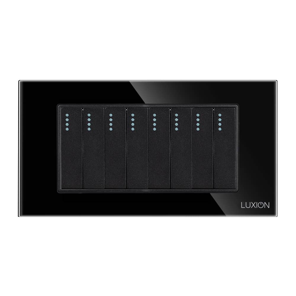 Intrerupator Mecanic 8 Posturi LUXION cu Rama din Sticla, Standard Italian, 4M — imaginea 2