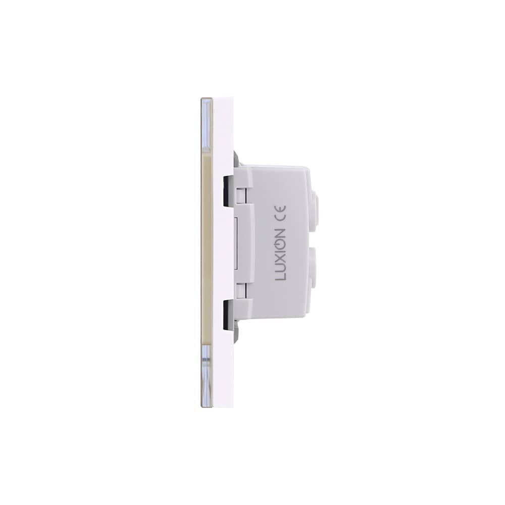 Intrerupator Mecanic 8 Posturi LUXION cu Rama din Sticla, Standard Italian, 4M — imaginea 3