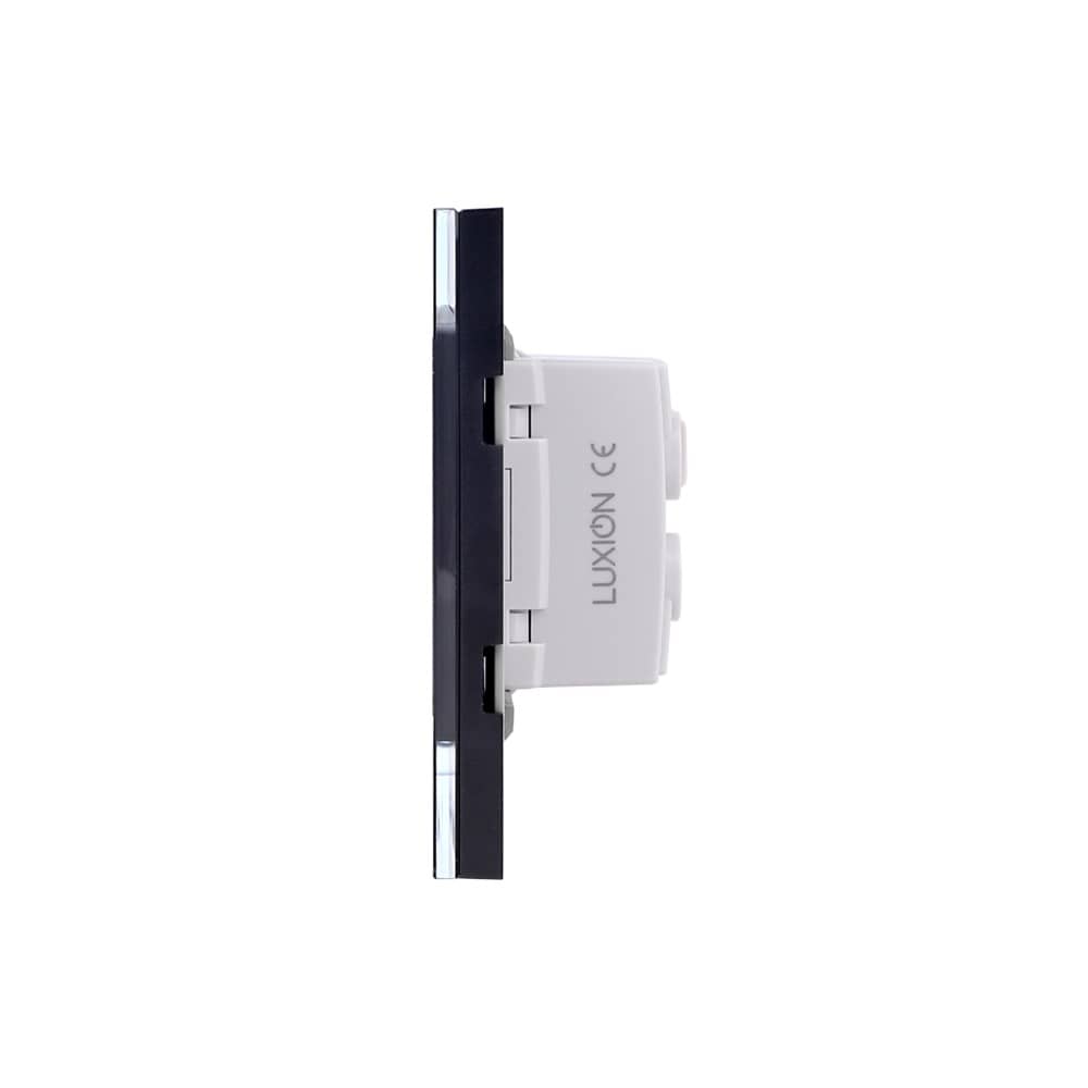 Intrerupator Mecanic 8 Posturi LUXION cu Rama din Sticla, Standard Italian, 4M — imaginea 3