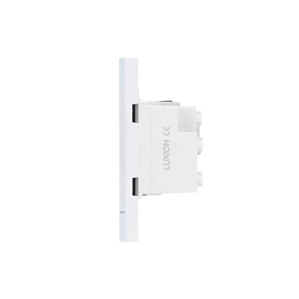 Priza Schuko + Universala Italiana cu Rama din Sticla LUXION, Standard Italian, 3M — imaginea 3