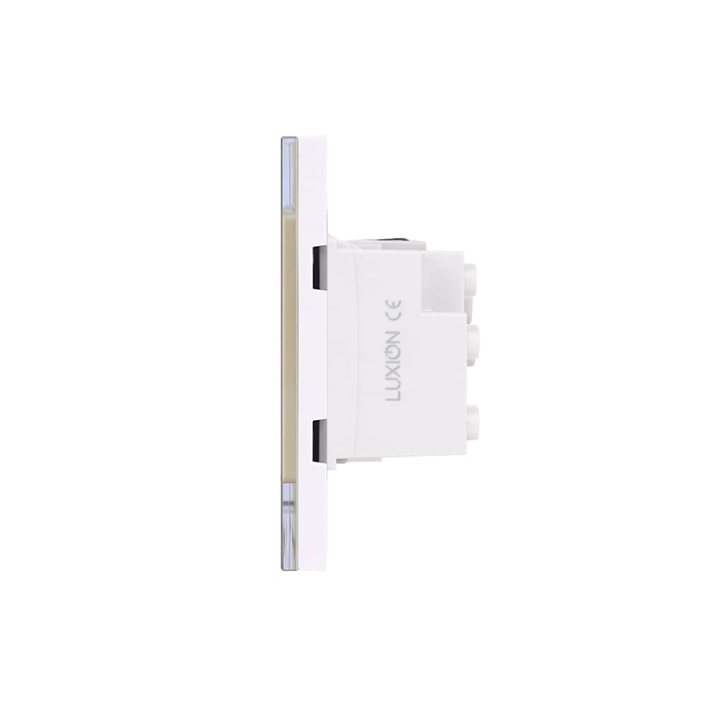 Priza Schuko + Universala Italiana cu Rama din Sticla LUXION, Standard Italian, 3M — imaginea 3