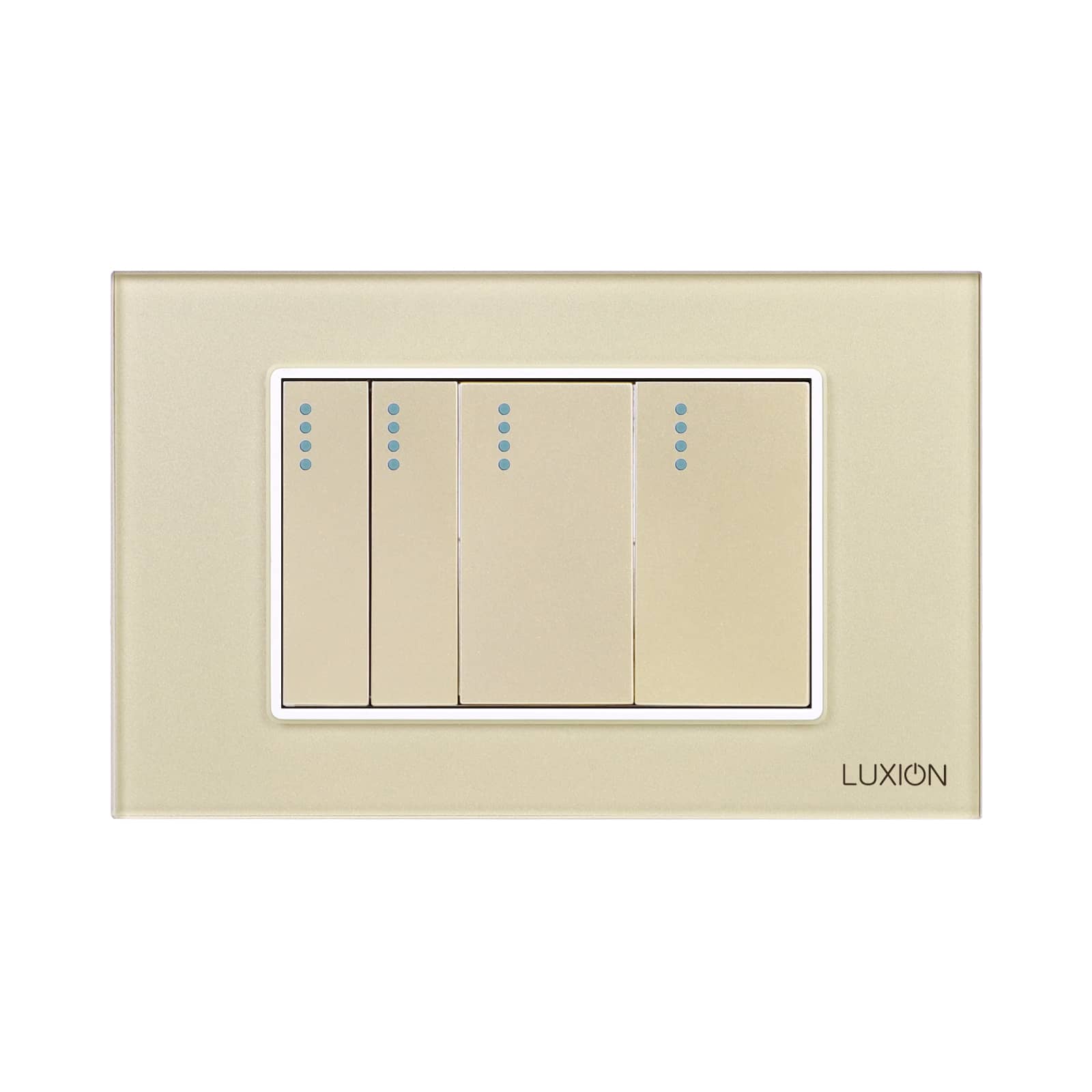 Intrerupator Mecanic 4 Posturi LUXION cu Rama din Sticla, Standard Italian, 3M — imaginea 2