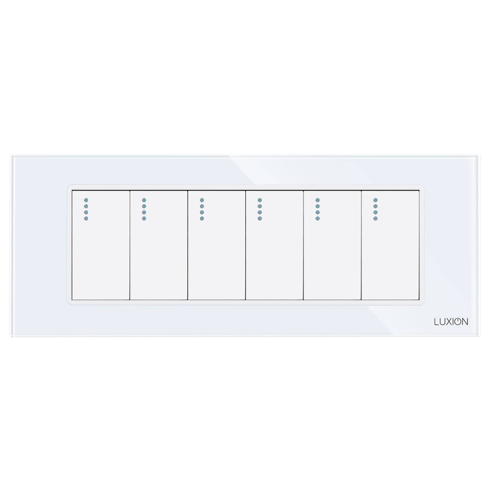 Intrerupator Mecanic 6 Posturi LUXION cu Rama din Sticla, Standard Italian, 6M — imaginea 2