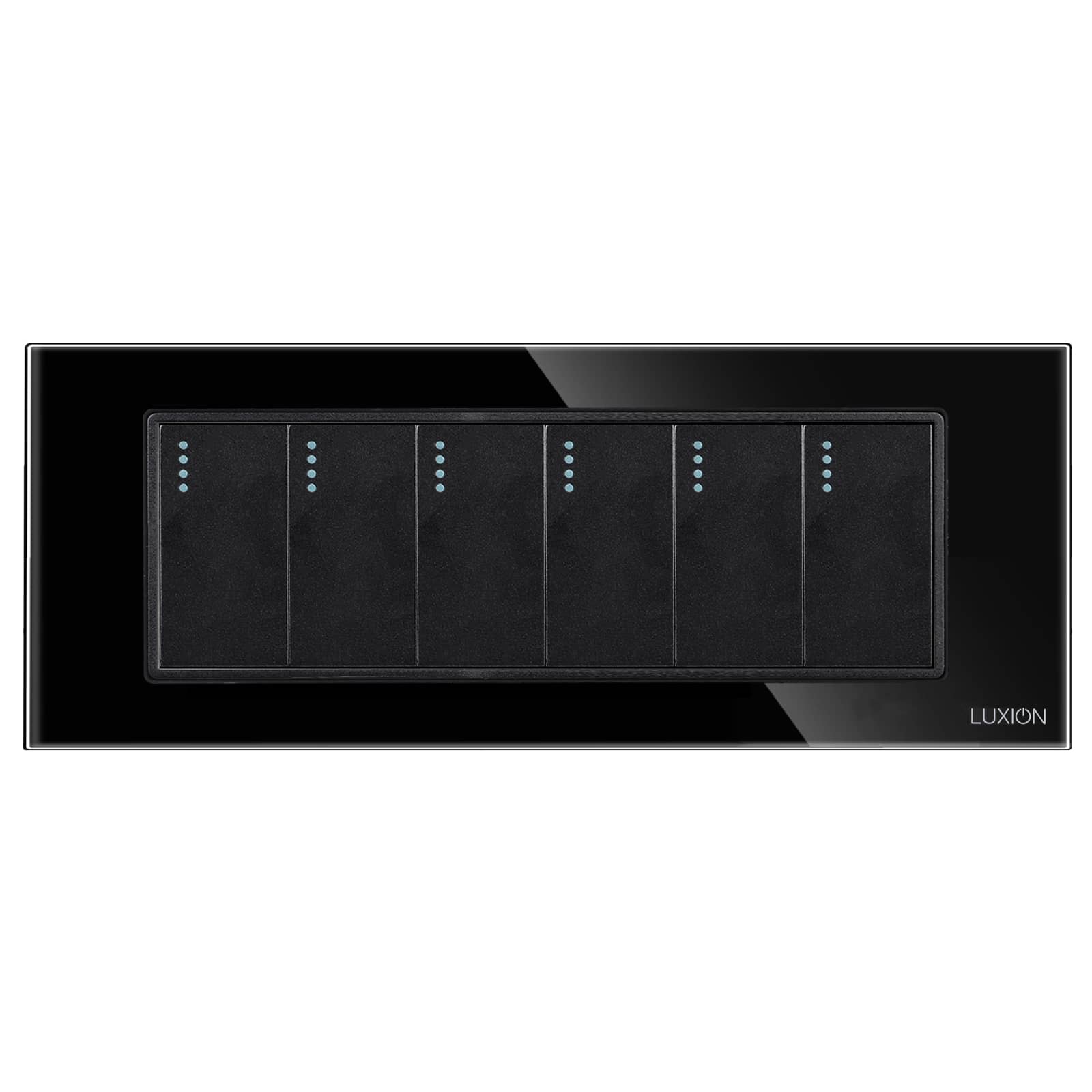 Intrerupator Mecanic 6 Posturi LUXION cu Rama din Sticla, Standard Italian, 6M — imaginea 2
