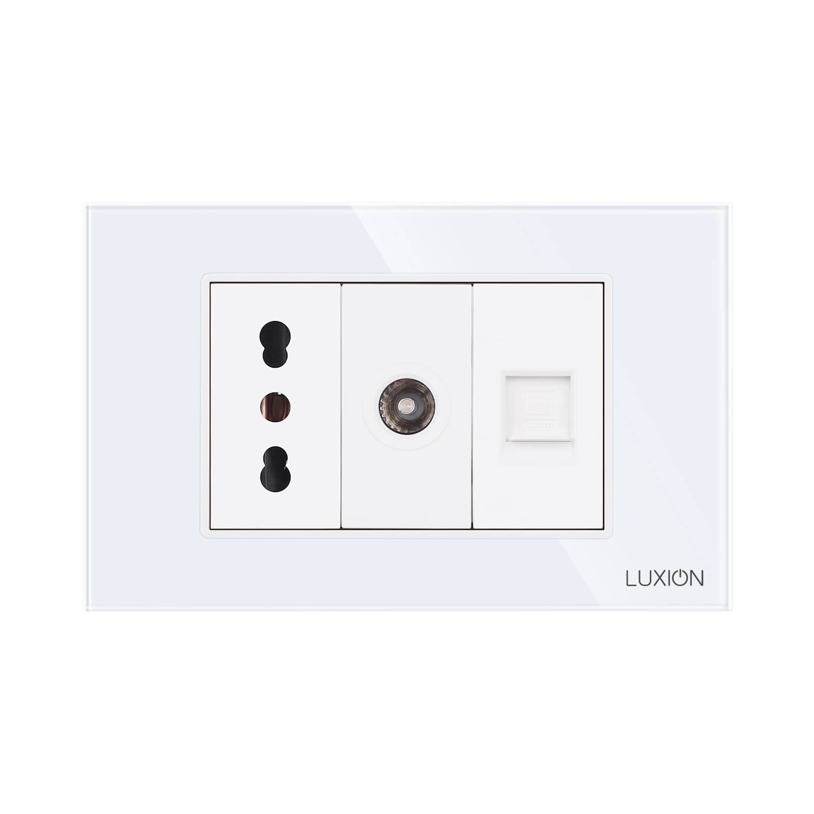 Priza Ingusta + TV + Internet cu Rama din Sticla LUXION, Standard Italian, 3M — imaginea 2