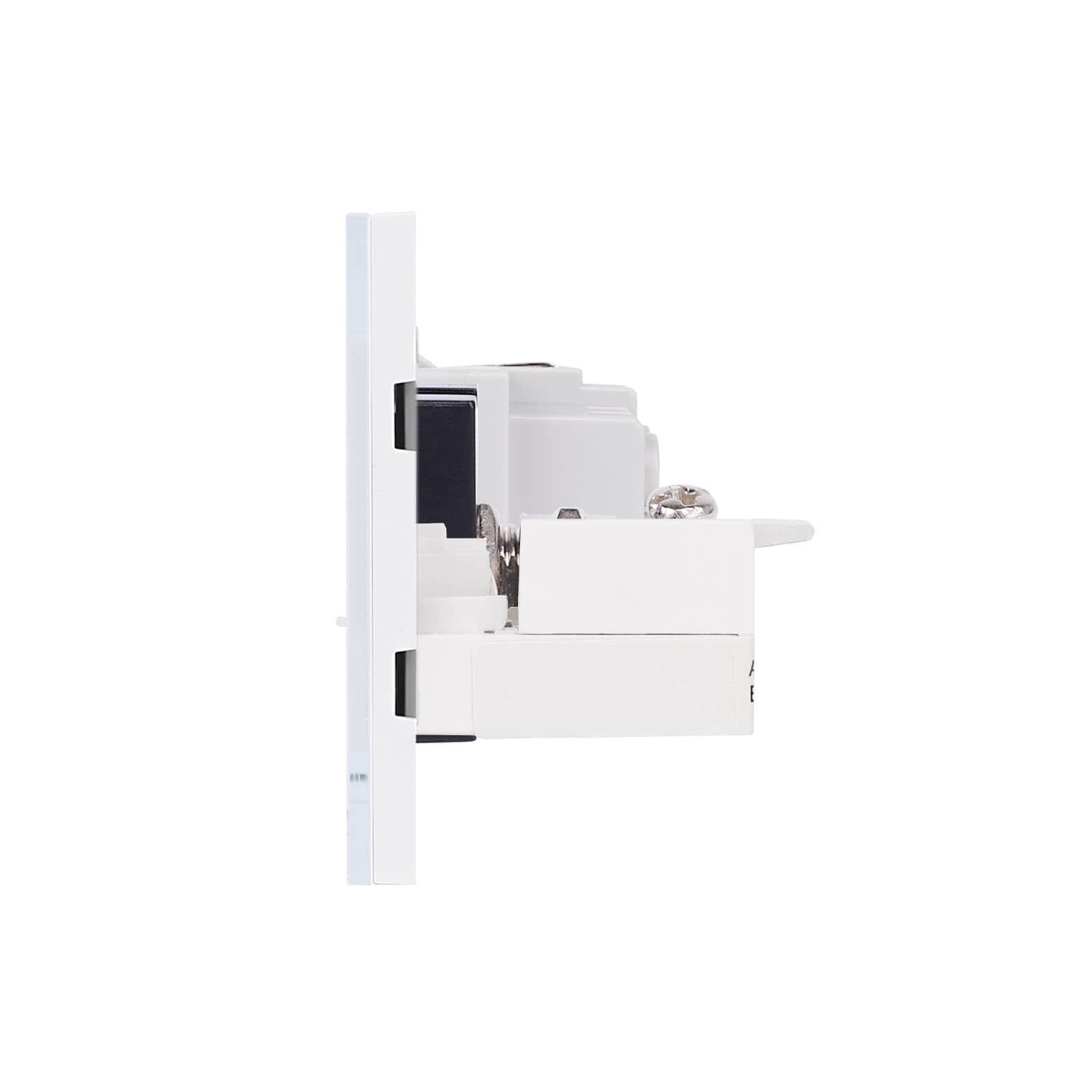 Priza Schuko + TV + Internet cu Rama Din Sticla LUXION, Standard Italian, 4M — imaginea 3