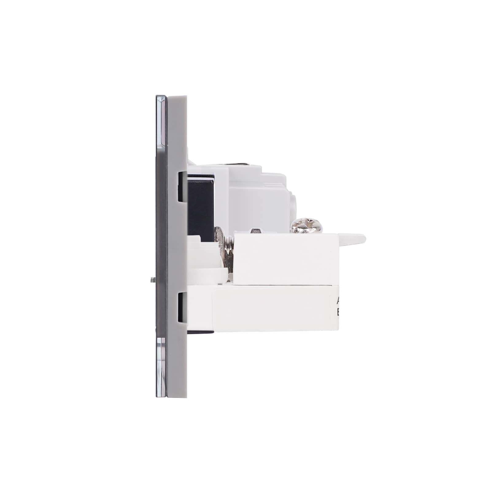 Priza Schuko + TV + Internet cu Rama Din Sticla LUXION, Standard Italian, 4M — imaginea 3