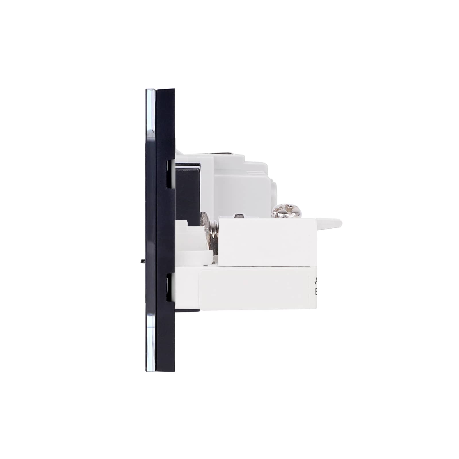 Priza Schuko + TV + Internet cu Rama Din Sticla LUXION, Standard Italian, 4M — imaginea 3