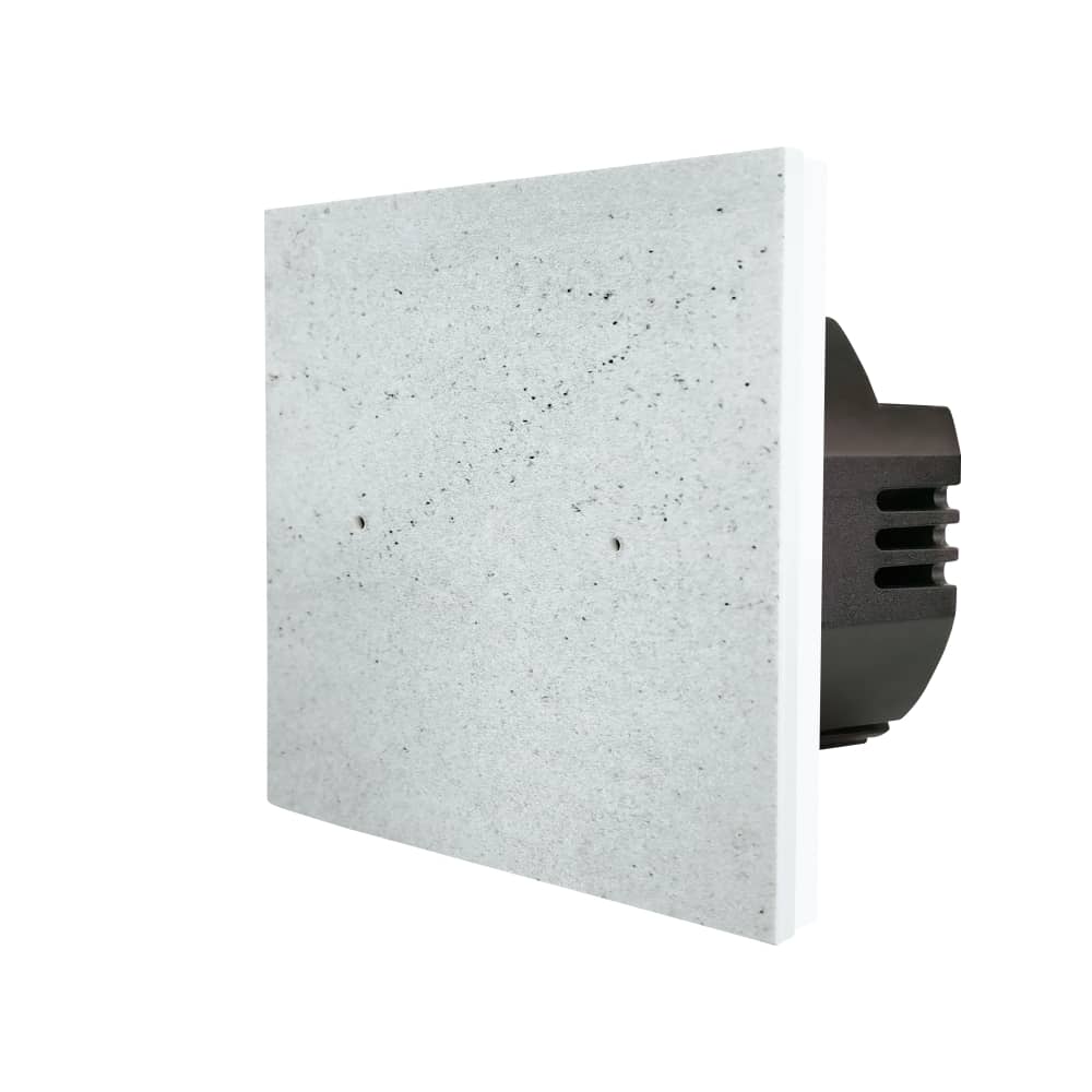 Intrerupator Dublu cu Touch din Marmura LUXION, 500W — imaginea 1