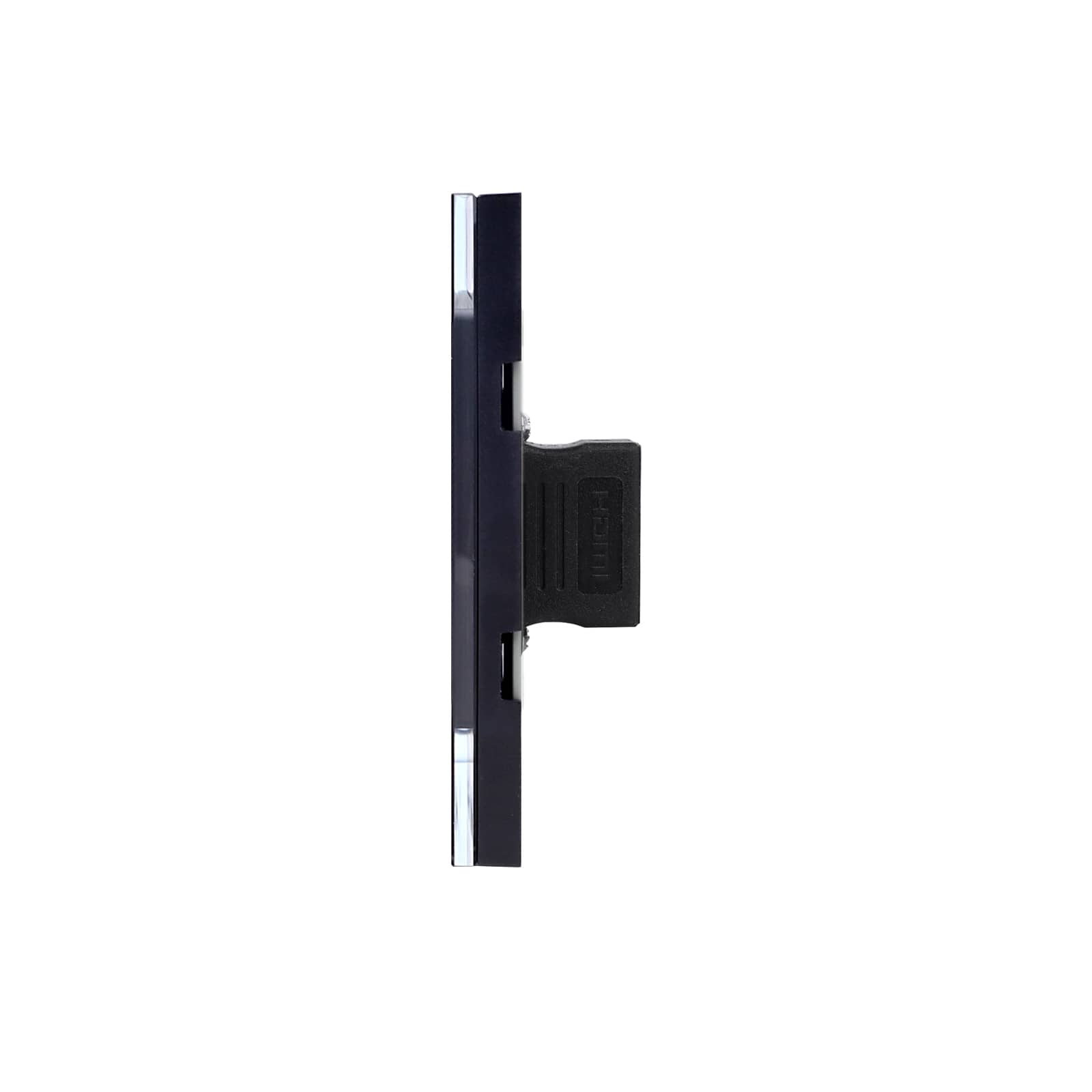 Priza HDMI + 2 Taste False LUXION cu Rama din Sticla, Standard Italian, 3M — imaginea 3