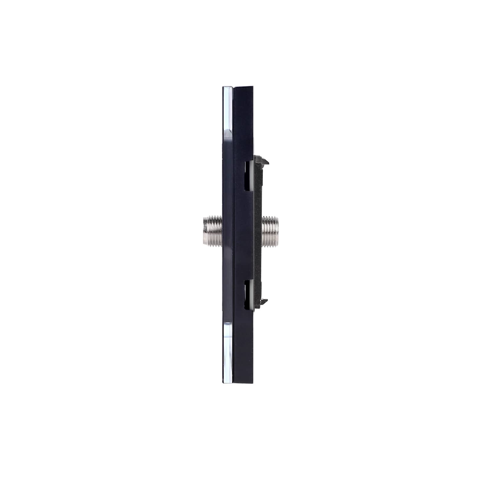 Priza TV Satelit 1M + 2 Taste False LUXION cu Rama din Sticla, Standard Italian, 3M — imaginea 3