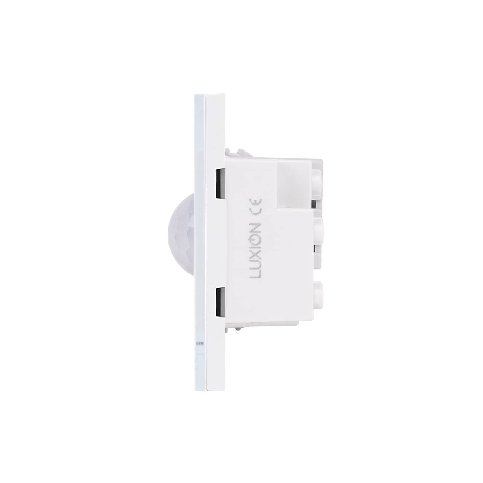 Senzor de Miscare 2M si Priza Ingusta LUXION cu Rama din Sticla, Standard Italian, 3M — imaginea 3