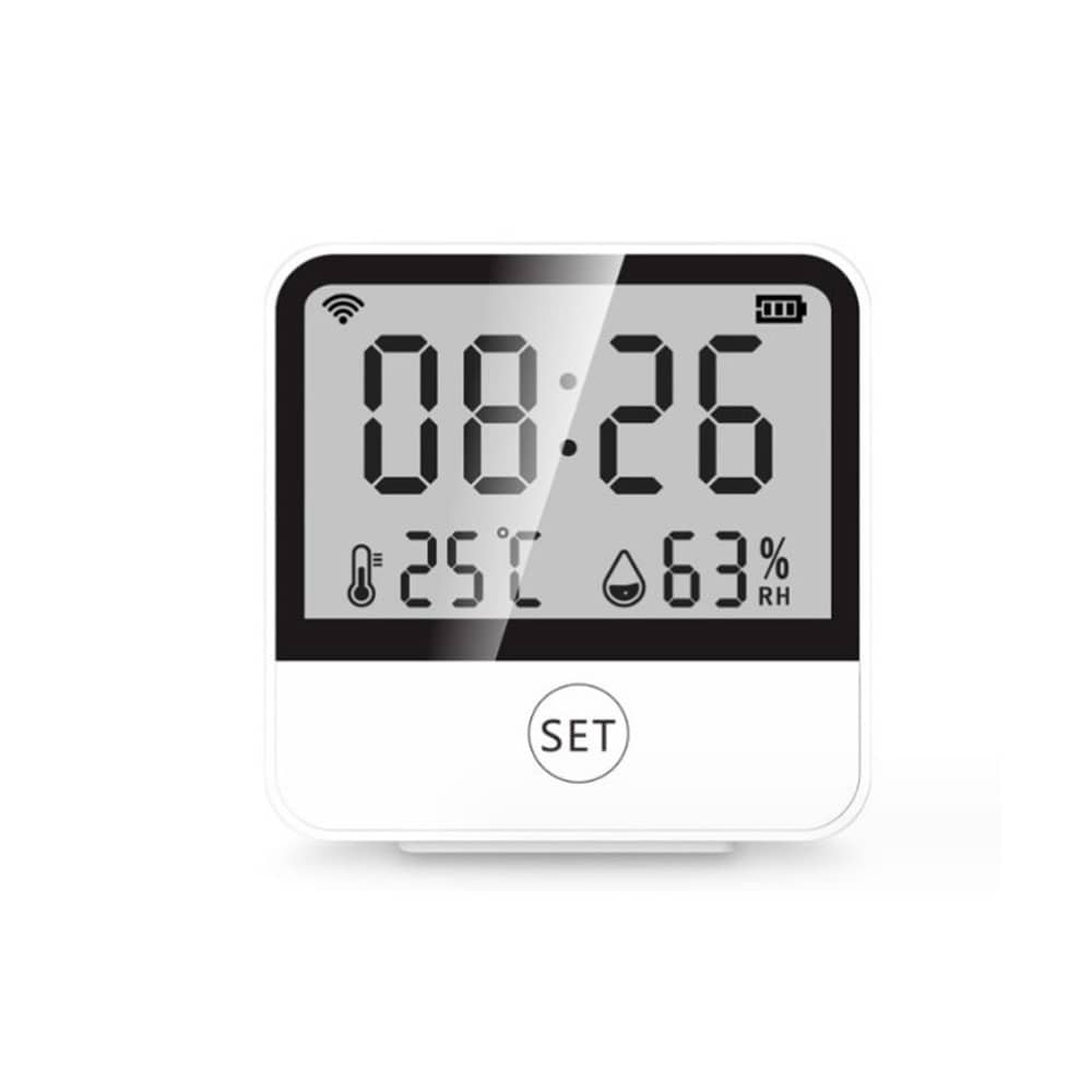 Senzor de Temperatura si Umiditate Digital LUXION, Wi-Fi, Control Aplicatie — imaginea 1
