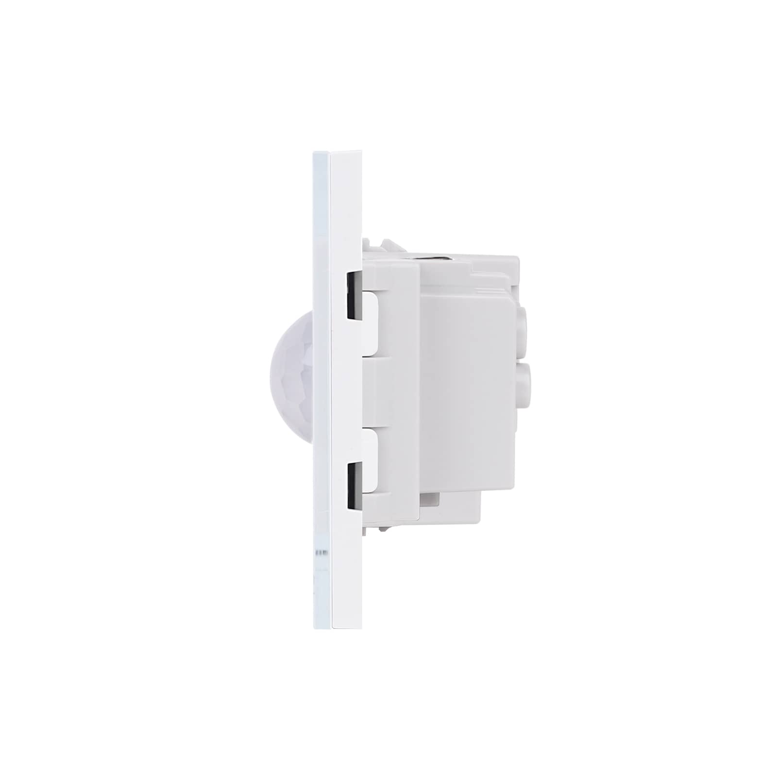 Senzor de Miscare 2M si Priza Schuko LUXION cu Rama din Sticla, Standard Italian, 4M — imaginea 3