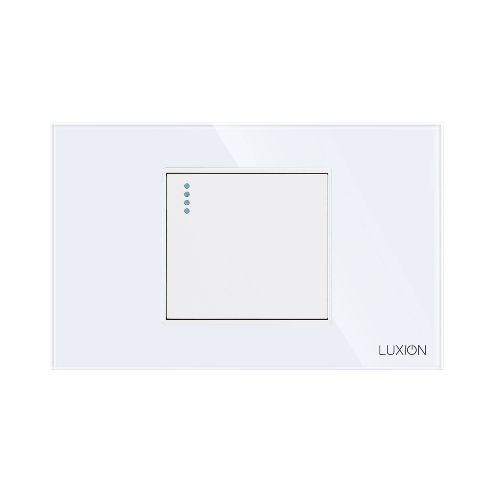 Intrerupator Simplu Mecanic LUXION cu Rama din Sticla, Standard Italian, 2/3M — imaginea 2
