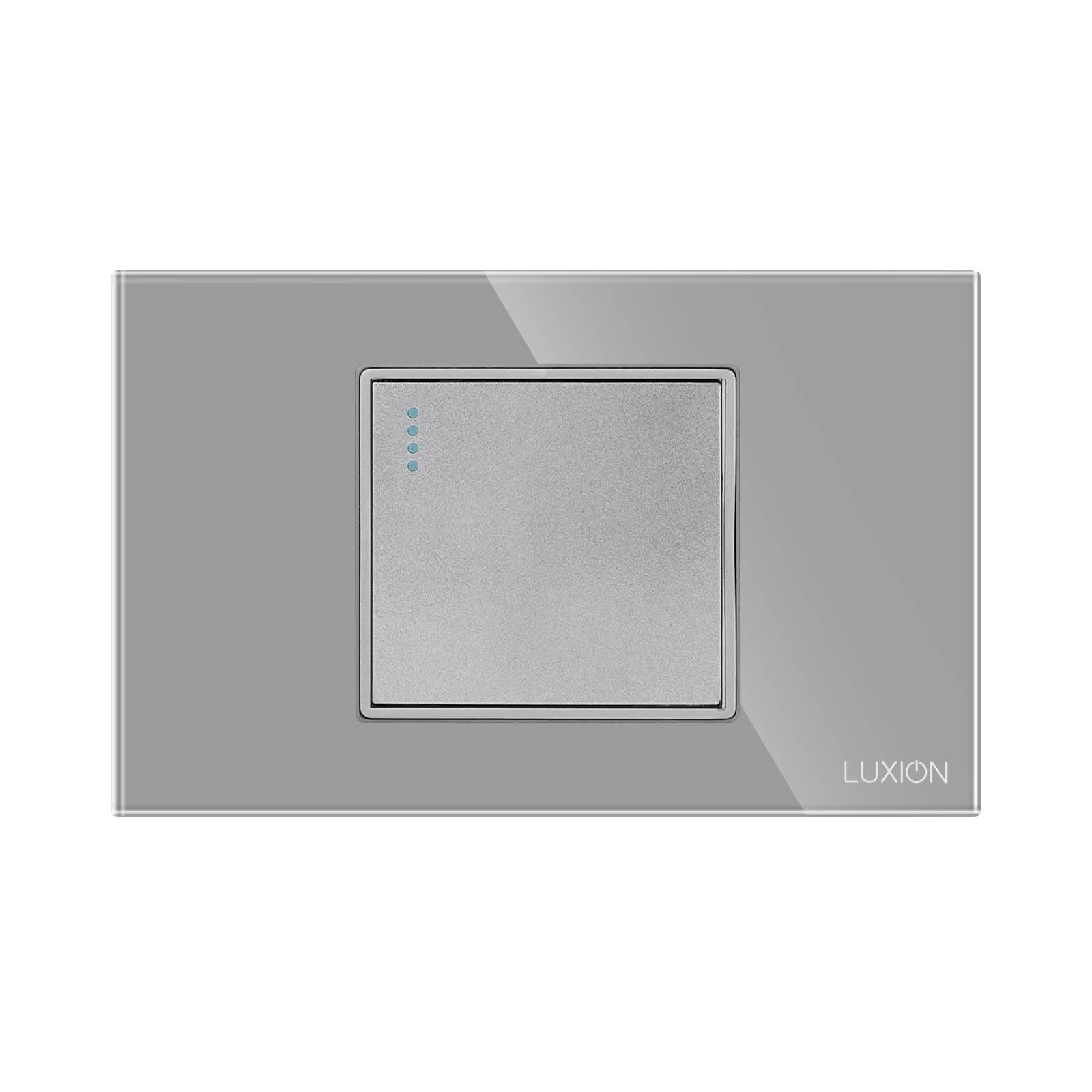 Intrerupator Simplu Mecanic LUXION cu Rama din Sticla, Standard Italian, 2/3M — imaginea 2