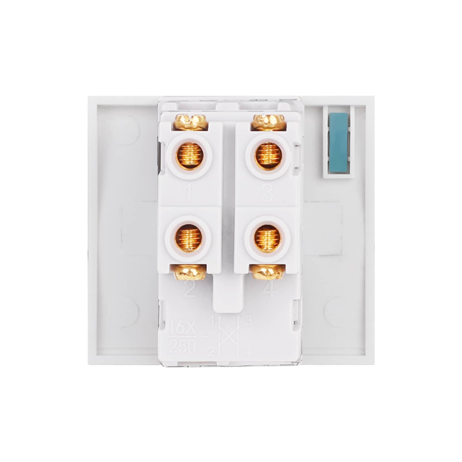 Modul Intrerupator Simplu Cap Cruce Mecanic 2M LUXION, Standard Italian — imaginea 4