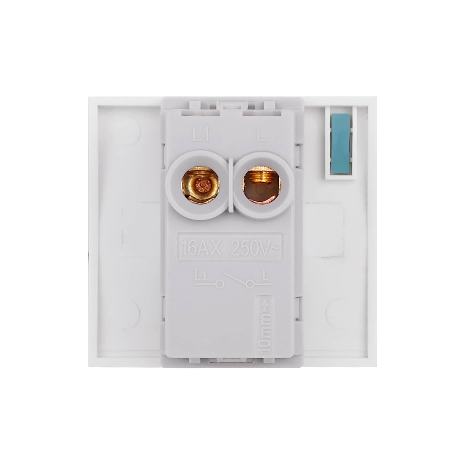 Modul Intrerupator Simplu Mecanic 2M LUXION, Standard Italian — imaginea 4
